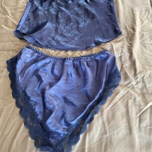 Satin and Lace Cami Set